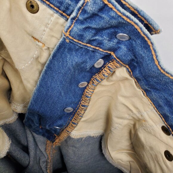 J. Crew Premium Edition High Rise Straight Button Fly Denim Jeans 25 - Picture 10 of 12